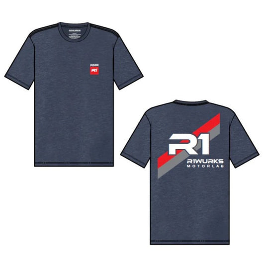 R1WURKS "Racing Stripe" T-Shirt Medium