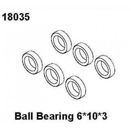 Ball Bearing 6*10*3, RCPRO 1/18 MT