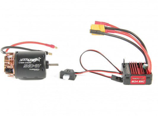 Turnigy Trackstar 540-11T Brushed Motor & 60A ESC Combo for 1/10th Crawler