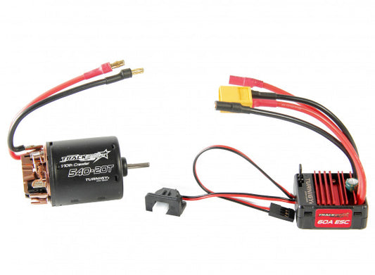 Turnigy Trackstar 540-20T Brushed Motor & 60A ESC Combo for 1/10th Crawler