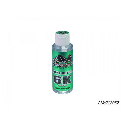 Silicone Diff Fluid 59ml 6.000cst V2 (6K) by Arrowmax
