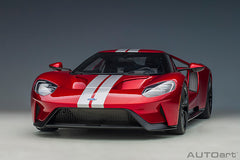 AUTOart 1/12 Ford GT Red w/silver