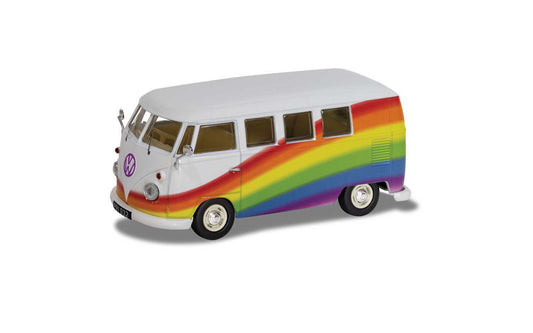 Corgi 1/43 VW Camper: P,L &Rainbow
