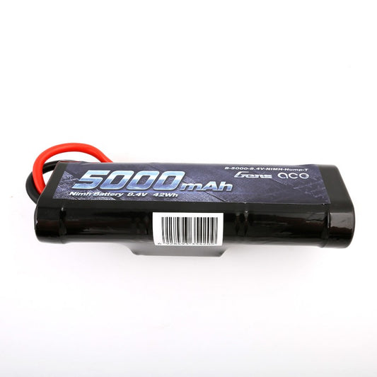 Gens Ace 8.4V NiMh 5000mAh Hump pack With Quality 14Awg Silicone Wire & EC3 Plug
