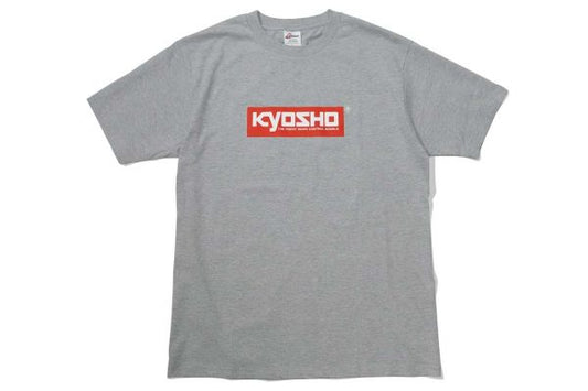 Kyosho T Shirt L: Box Logo Grey