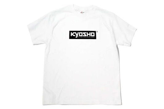 Kyosho T Shirt L: Box Logo White