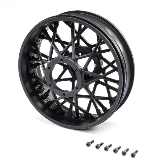 Rear Wheel Set, Black: Promoto-MX by LOSI
