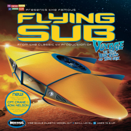 Moebius 1/32 VTTBS Flying Sub, Revised