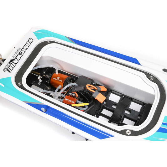 Sonicwake V2 36-inch Self-Righting, Brushless 50+ Mph, White: RTR by Proboat