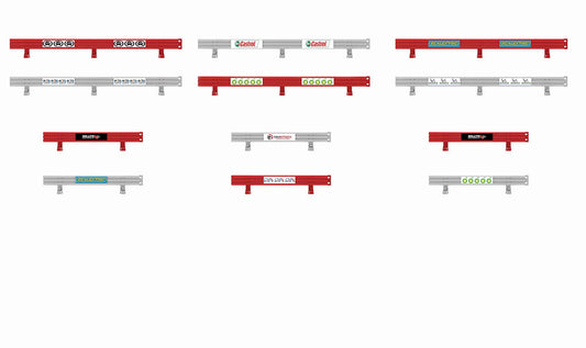 Scalextric Crash Barriers w/stickers