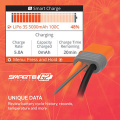 Spektrum Charger AC Smart S155 G2 AC 1x55W, by Spektrum