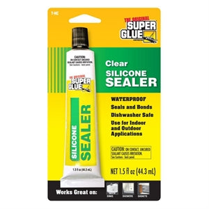 Superglue Clear Silicone Sealant (12)