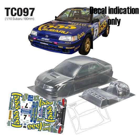 1/10 Subaru Impreza WRC 190mm with 555 NZ Rally Decal Sheet