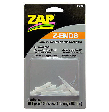 ZAP Z Ends (10) & Teflon Tubing 12