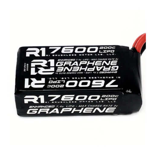 R1 Wurks 7600 Mah 200c 2S Shorty Soft Case For Drag Racing 030028