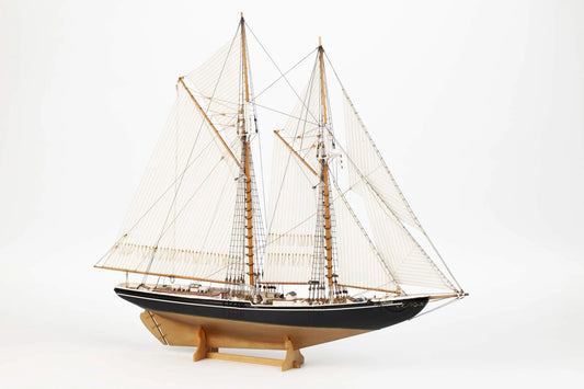 Setting Sail with Elegance: The 1/100 Blue Nose II Wooden Ship Model Kit