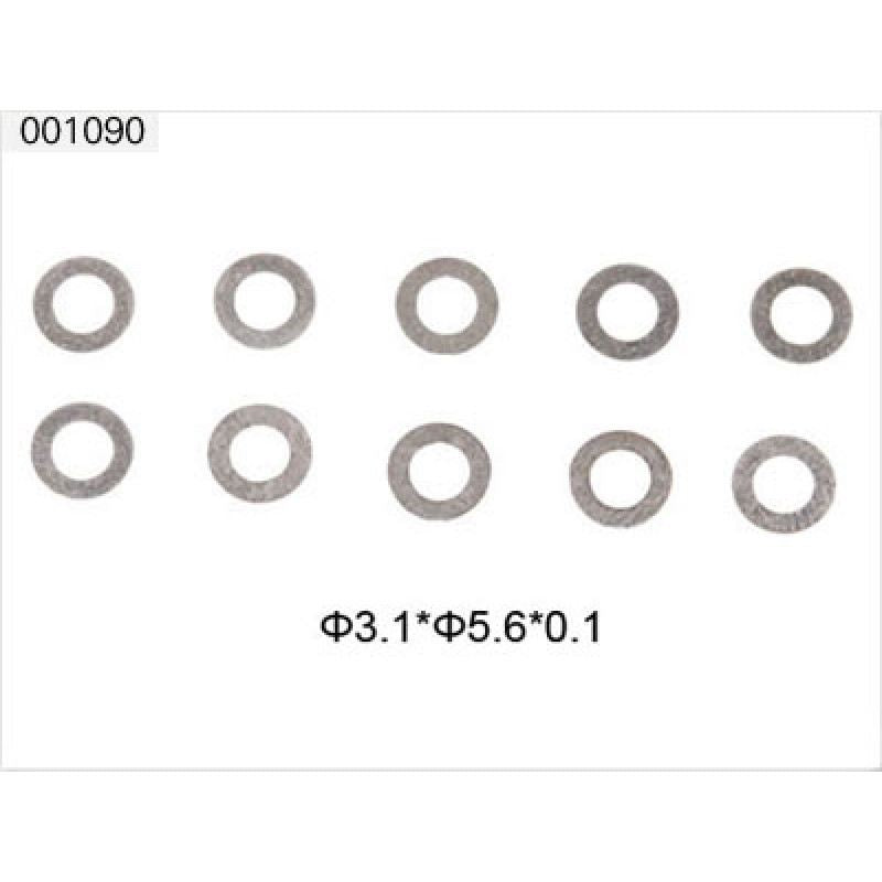 Spacer Washer 3.1*5.6*0.1 x10pcs  Belt CP  by ESKY