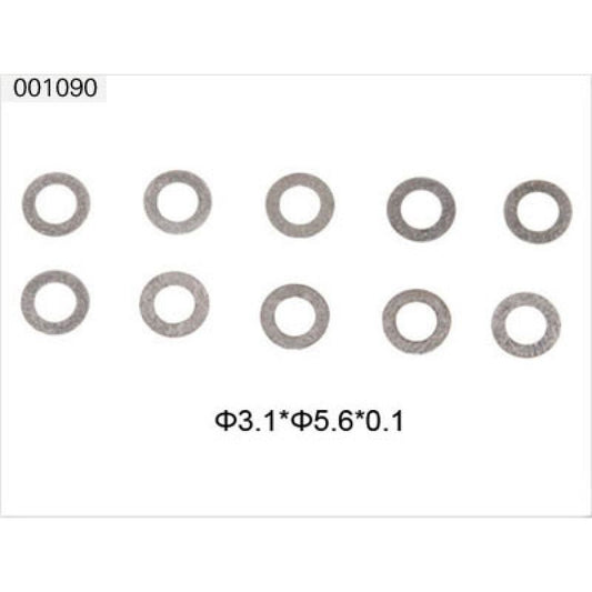 Spacer Washer 3.1*5.6*0.1 x10pcs  Belt CP  by ESKY