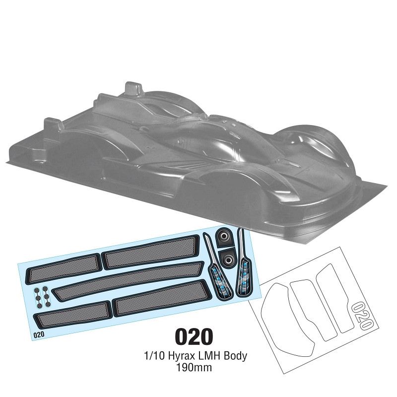 1/10 Hyrax LMH 190mm LeMans Hyper Car by Team C