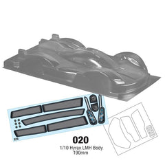 1/10 Hyrax LMH 190mm LeMans Hyper Car by Team C