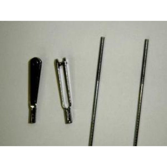 Ming Yang 380mm Long Steel Pushrods with M2 Thread and Adjustable Steel Clevises