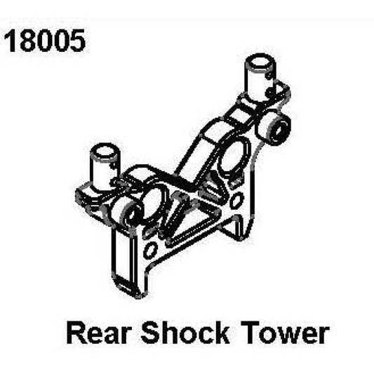 RC Pro Rear Shock Tower, RCPRO 1/18 MT