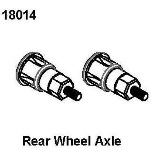 RC Pro Rear Wheel Axle, RCPRO 1/18 MT