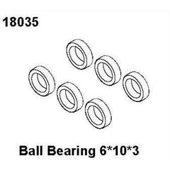 RC Pro Ball Bearing 6*10*3, RCPRO 1/18 MT