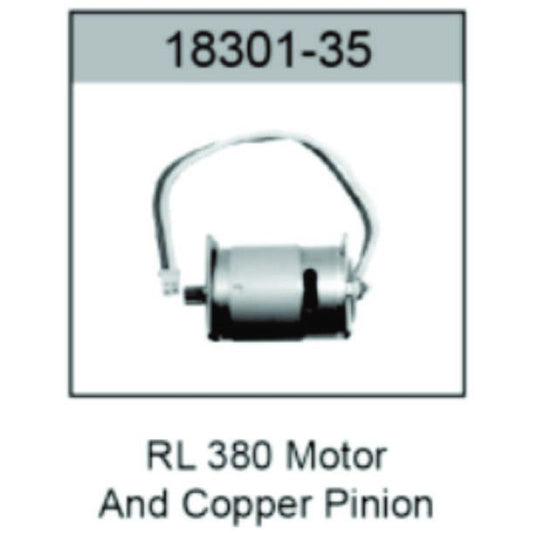 380 Brushed Motor copper pinion & Wire by HO Speed