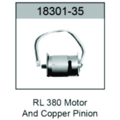 380 Brushed Motor copper pinion & Wire by HO Speed
