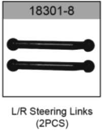 L/R Steering Links 2pcs HO Speed