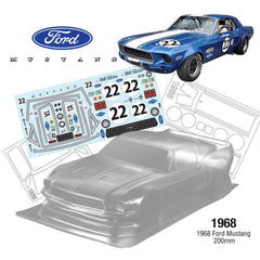 Team C 1/10 1968 Ford Mustang Fastback 200mm Wide, WB 258mm VTA
