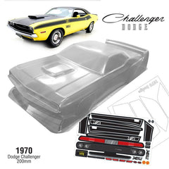 Team C 1/10 1970 Dodge Challenger 200mm Wide, WB 258mm VTA