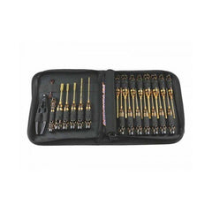 AM Toolset (23Pcs) With Tools Bag Black Golden by Arrowmax
