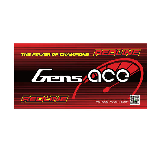 Redline Pit Mat 120x60cm (47 x 24 inch) by Gens Ace