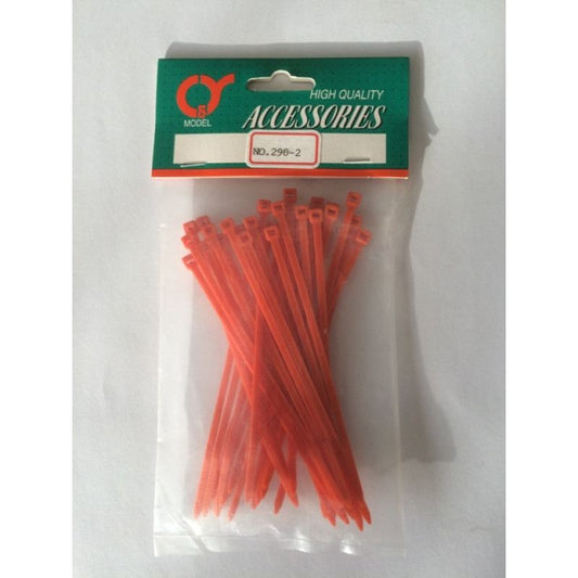 Ming Yang Cable Tie 10cm Orange 30pcs