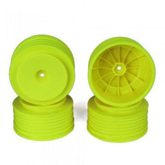 DE Racing Speedline Plus SC Wheels for Associated SC5M-SC10/+3mm/YELLOW/4pcs 2.2