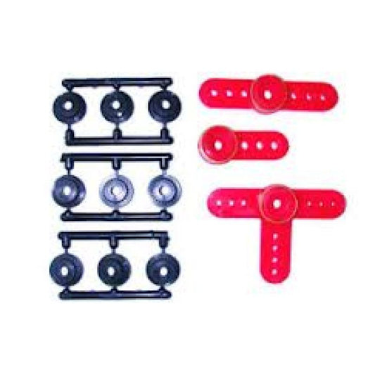 Hong Nor Universal Servo Horn (Red) suit Fut. JR, Hitec
