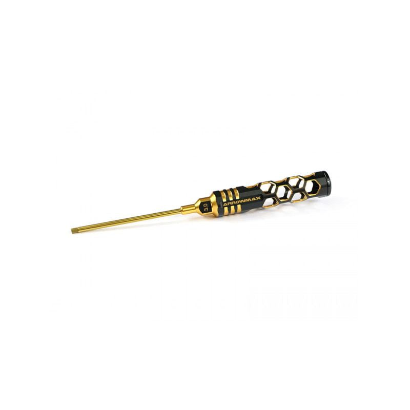 Allen Wrench 3.0 X 100mm Black Golden by Arrowmax