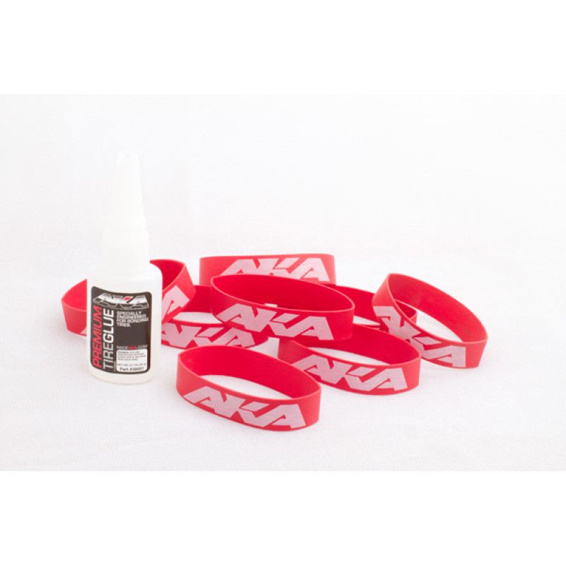 AKA TIRE GLUING KIT 20g (includes glue and 4 bands) by AKA