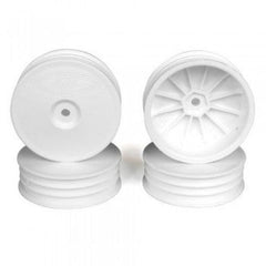 DE Racing Slim Speedline Buggy Wheels for TLR 22 3.0 - 5.0 / Front / WHITE / 4Pc