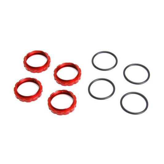 Agama Shock adjuster nut-Red(8)