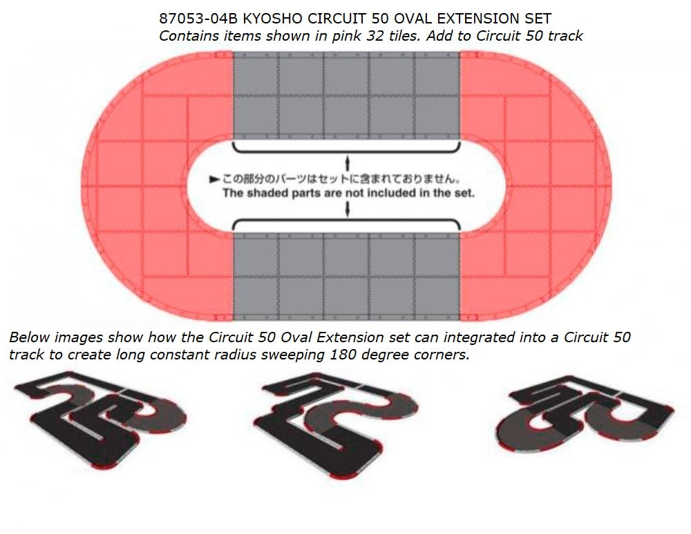 Kyosho MiniZ Circuit50 Oval Extnsn(32