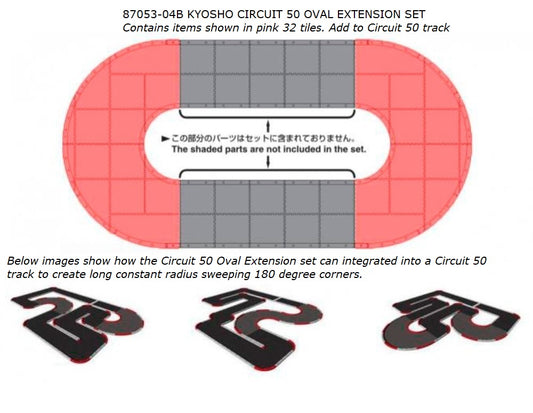 Kyosho MiniZ Circuit50 Oval Extnsn(32