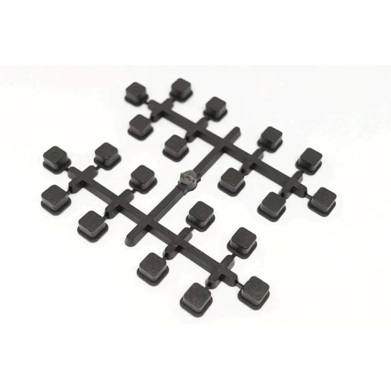 Agama Suspension bushing - black/soft  (20)
