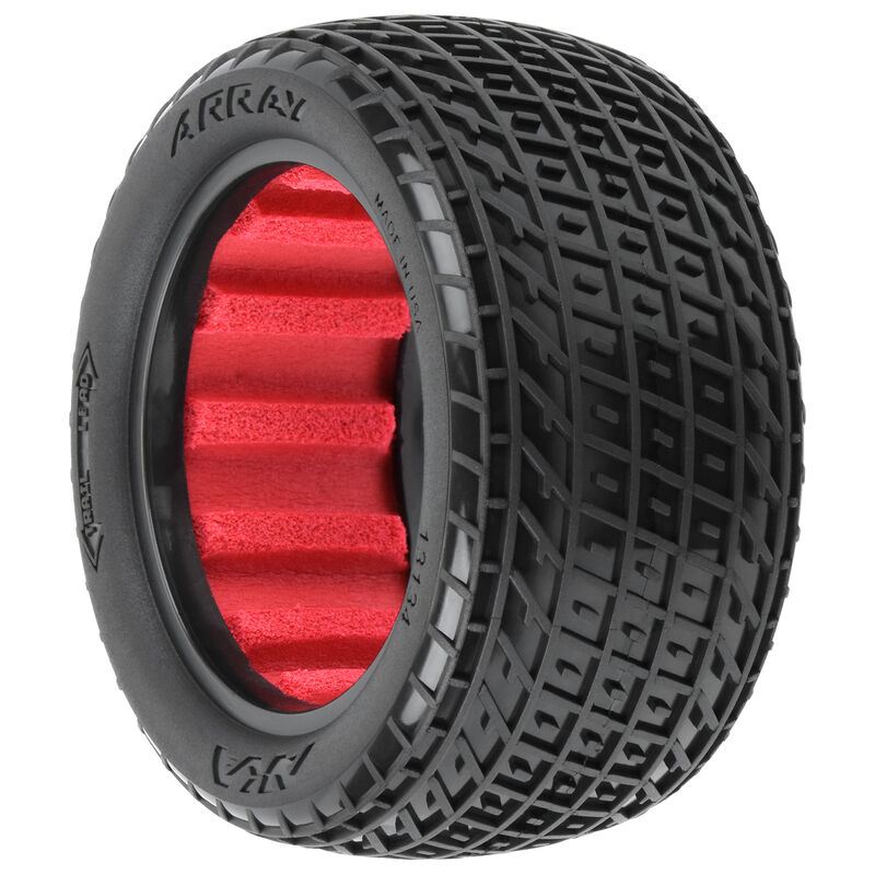 Array 2.2" Medium Soft Dirt Oval Buggy Rear Tires (2) by AKA