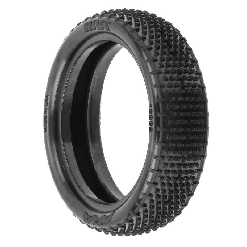 1/10 Rivet Medium Carpet 2WD Front 2.2 Inch Off-Road Buggy Tires (2) by AKA