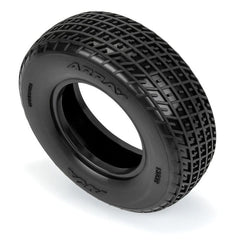 Array Clay 2WD Front 1.7"/2.2" Dirt Oval Tires (2) by AKA