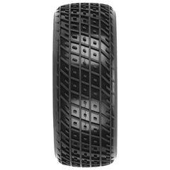 Array 2.2" Clay Dirt Oval Buggy 2WD/4WD Front Tires (2) by AKA