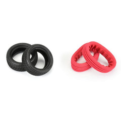 Array 2.2" Clay Dirt Oval Buggy 2WD/4WD Front Tires (2) by AKA